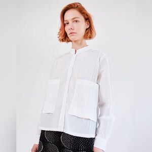 NWT Gershon Bram Ofir Crinkle Top